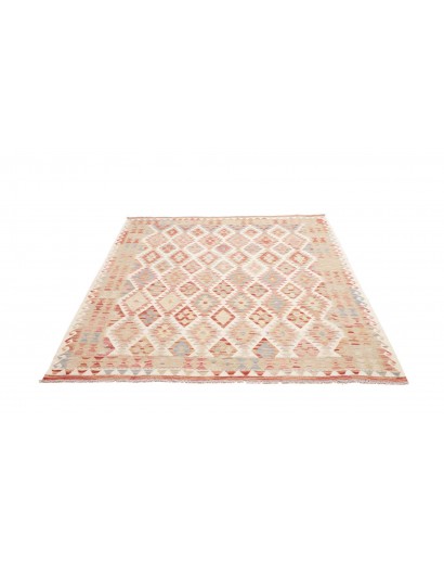Tappeto Kilim Afghanistan bianco 161x202