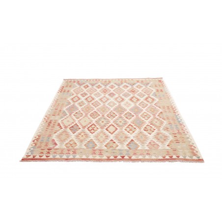 Tappeto Kilim Afghanistan bianco 161x202