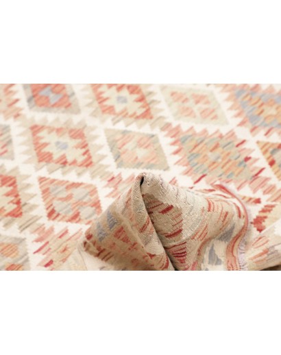 Tappeto Kilim Afghanistan bianco 161x202