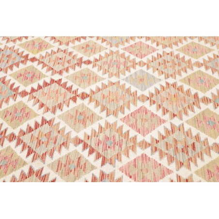 Tappeto Kilim Afghanistan bianco marrone 153x196
