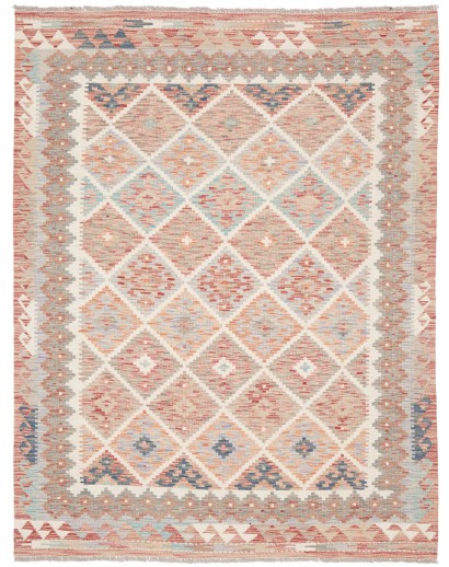 Tappeto Kilim Afghanistan marrone beige 153x198