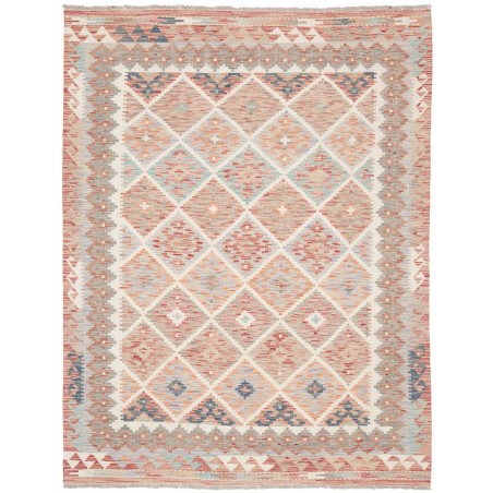 Tappeto Kilim Afghanistan marrone beige 153x198