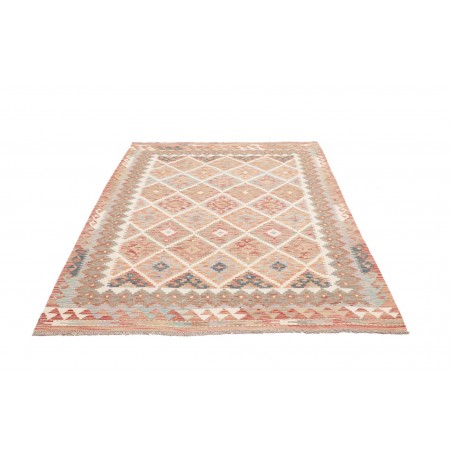 Tappeto Kilim Afghanistan marrone beige 153x198
