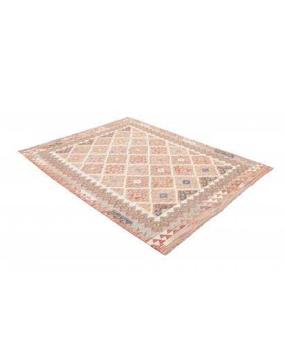 Tappeto Kilim Afghanistan marrone beige 153x198