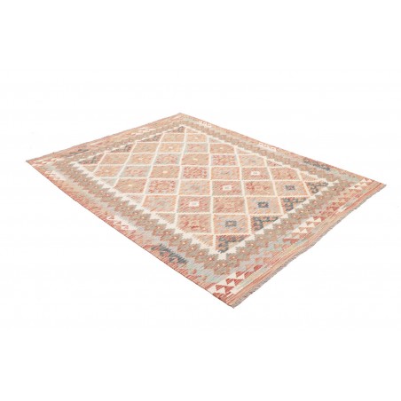 Tappeto Kilim Afghanistan marrone beige 153x198
