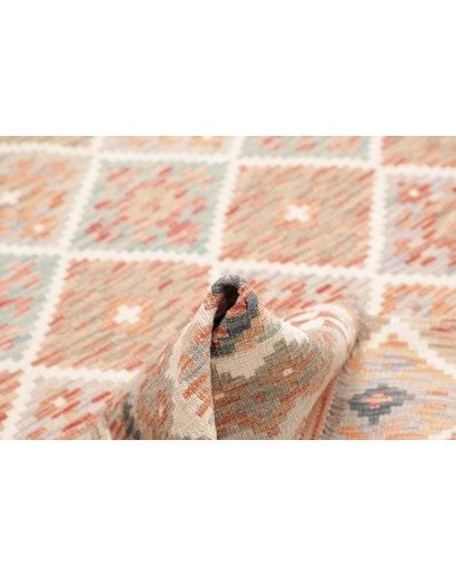 Tappeto Kilim Afghanistan marrone beige 153x198