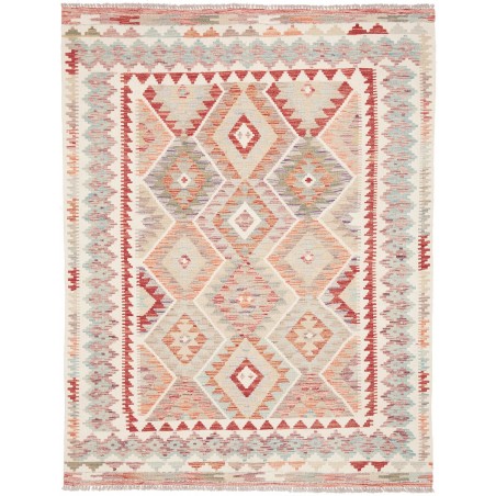 Tappeto Kilim Afghanistan bianco 154x196
