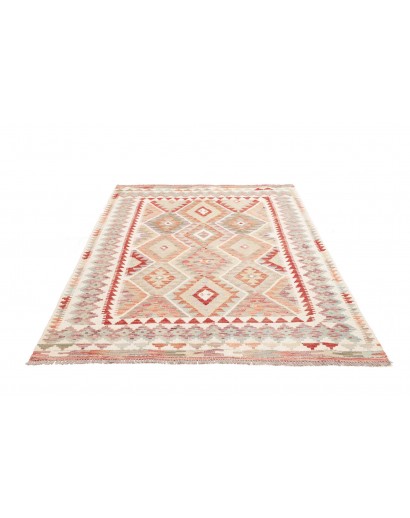 Tappeto Kilim Afghanistan bianco 154x196