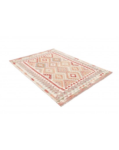 Tappeto Kilim Afghanistan bianco 154x196