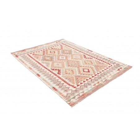 Tappeto Kilim Afghanistan bianco 154x196
