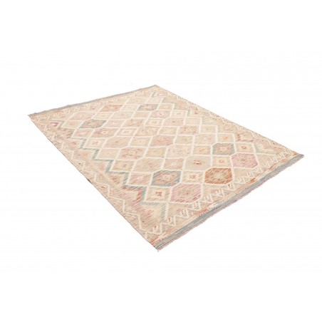 Tappeto Kilim Afghanistan bianco 153x188