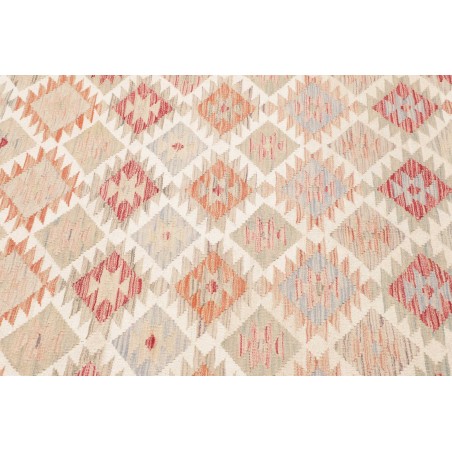 Tappeto Kilim Afghanistan bianco beige 115x194