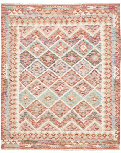 Tappeto Kilim Afghanistan beige marrone 159x194