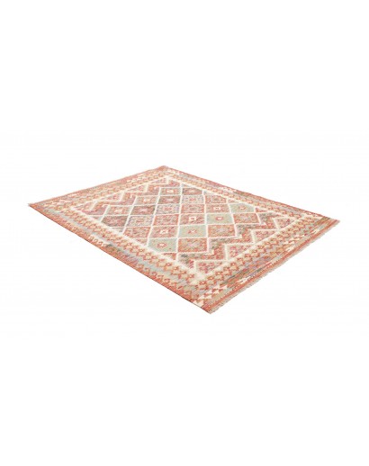Tappeto Kilim Afghanistan beige marrone 159x194