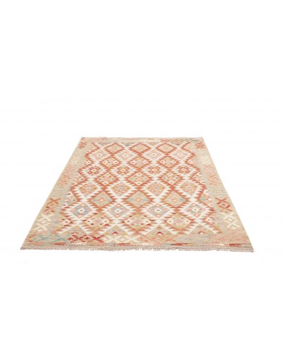 Tappeto Kilim Afghanistan bianco 155x200