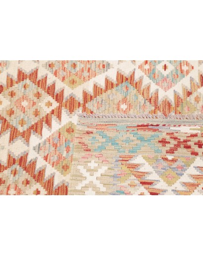 Tappeto Kilim Afghanistan bianco 155x200
