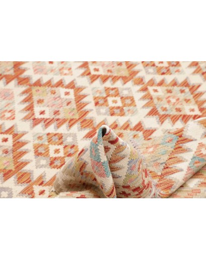 Tappeto Kilim Afghanistan bianco 155x200