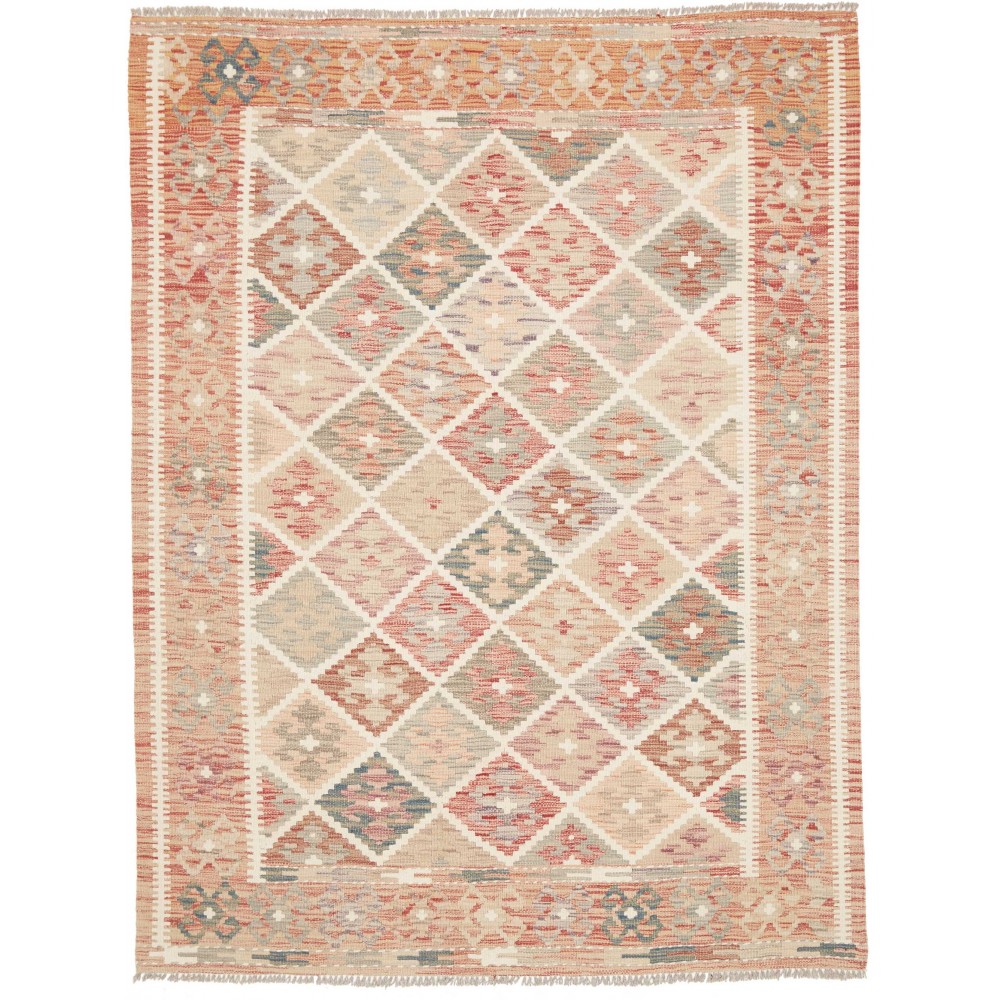 Tappeto Kilim Afghanistan marrone 154x202
