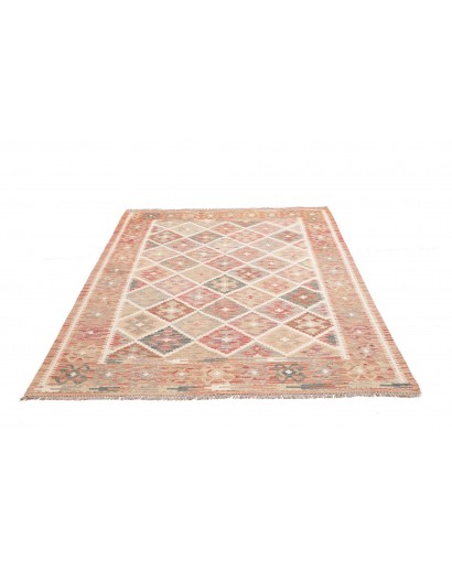 Tappeto Kilim Afghanistan marrone 154x202