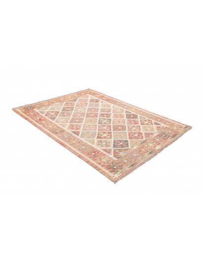 Tappeto Kilim Afghanistan marrone 154x202