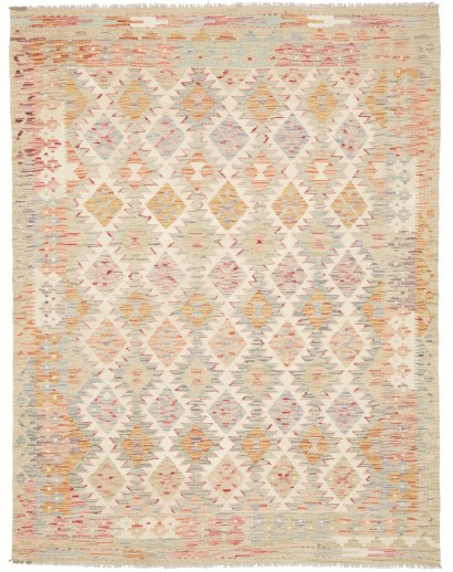 Tappeto Kilim Afghanistan giallo beige 153x196