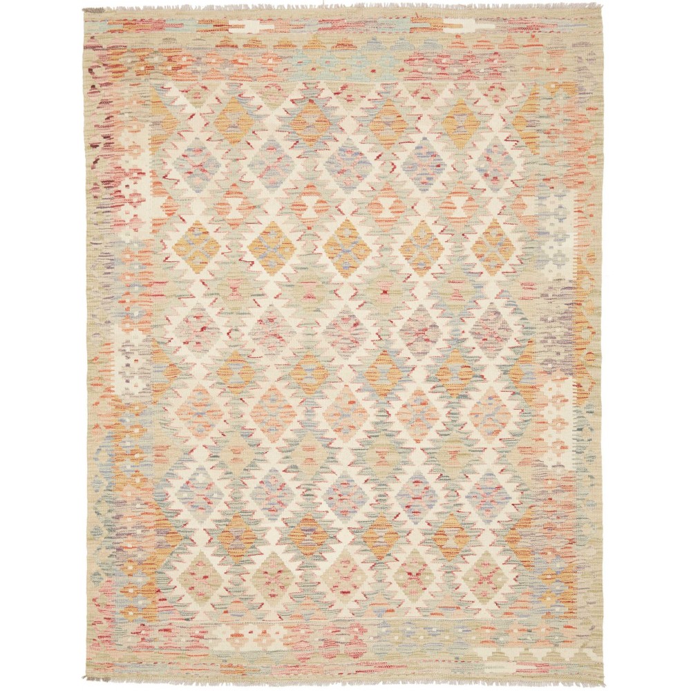 Tappeto Kilim Afghanistan giallo beige 153x196