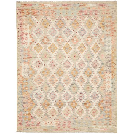 Tappeto Kilim Afghanistan giallo beige 153x196