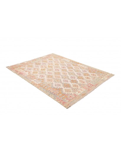 Tappeto Kilim Afghanistan giallo beige 153x196