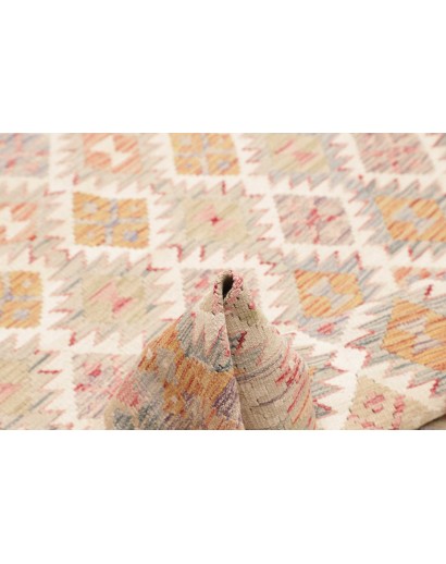 Tappeto Kilim Afghanistan giallo beige 153x196