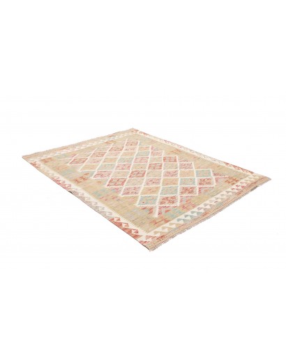 Tappeto Kilim Afghanistan beige marrone 150x192
