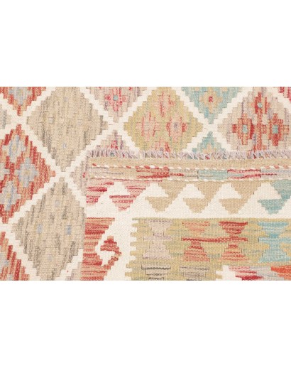 Tappeto Kilim Afghanistan beige marrone 150x192