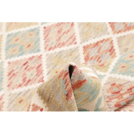 Tappeto Kilim Afghanistan beige marrone 150x192