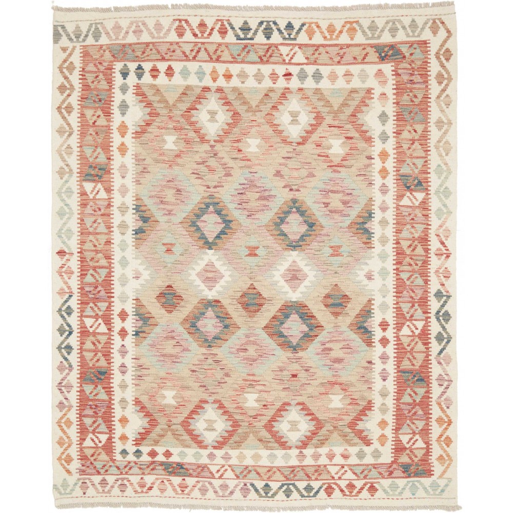 Tappeto Kilim Afghanistan giallo 155x187