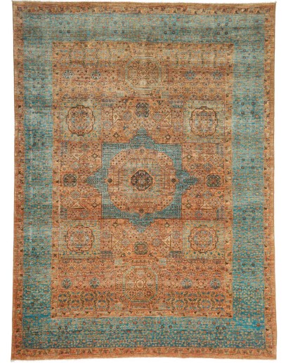 Tappeto Mamlouk Pakistan bianco grigio 172x235