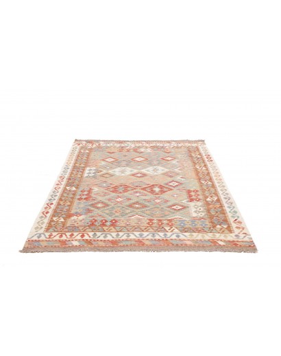 Tappeto Kilim Afghanistan beige marrone 145x193