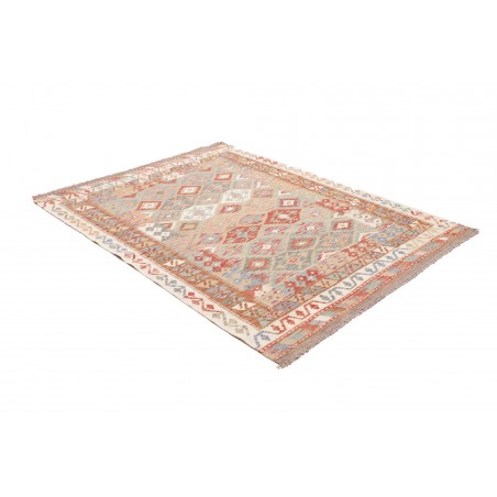 Tappeto Kilim Afghanistan beige marrone 145x193