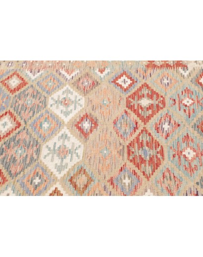 Tappeto Kilim Afghanistan beige marrone 145x193