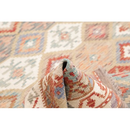 Tappeto Kilim Afghanistan beige marrone 145x193