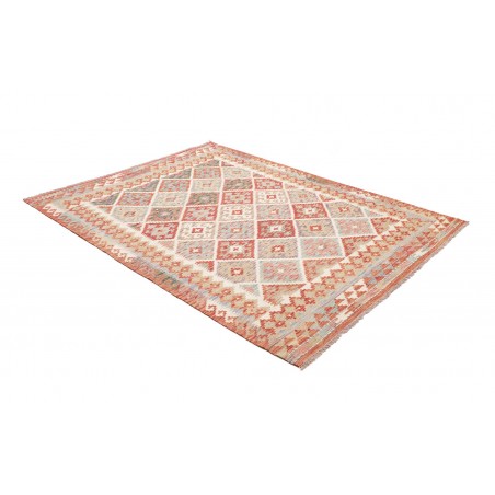 Tappeto Kilim Afghanistan marrone bianco 152x198