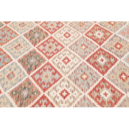 Tappeto Kilim Afghanistan marrone bianco 152x198