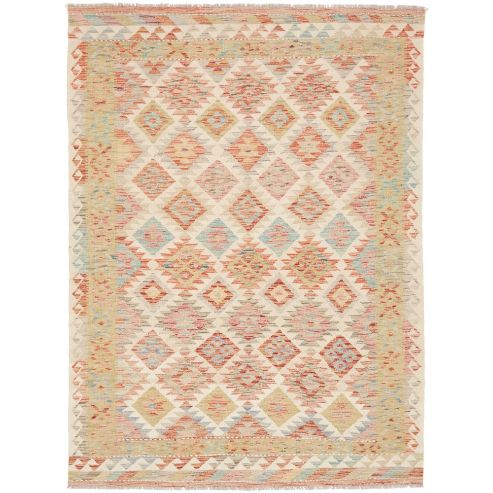 Tappeto Kilim Afghanistan marrone 151x205