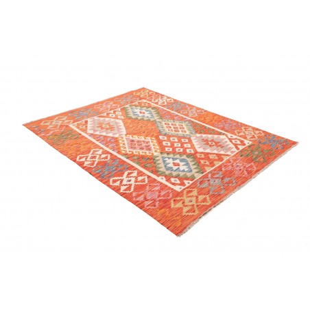 Tappeto Kilim Afghanistan arancione 156x197