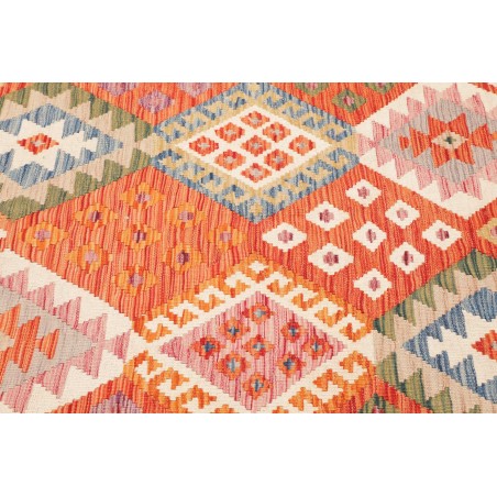 Tappeto Kilim Afghanistan arancione 156x197