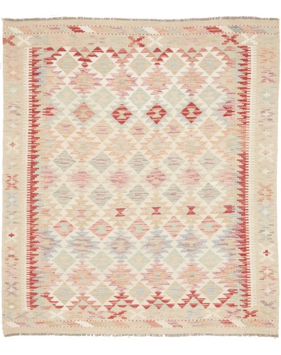 Tappeto Kilim Afghanistan giallo 154x195