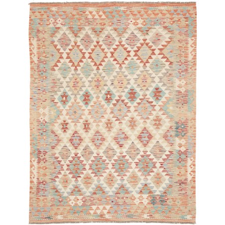 Tappeto Kilim Afghanistan beige marrone 154x205