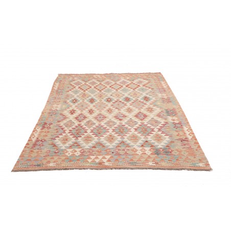 Tappeto Kilim Afghanistan beige marrone 154x205