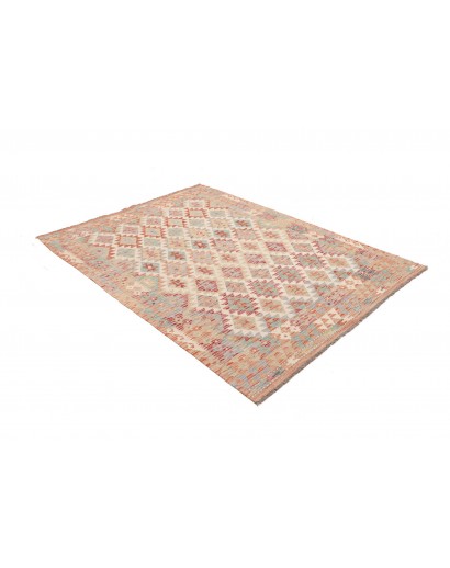 Tappeto Kilim Afghanistan beige marrone 154x205