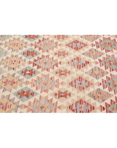 Tappeto Kilim Afghanistan beige marrone 154x205