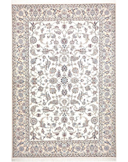 Tappeto Nain 6La Persia bianco grigio 160x235