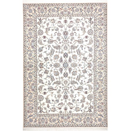 Tappeto Nain 6La Persia bianco grigio 160x235